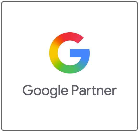 Logo des Google Partners, das die Expertise in digitalem Marketing und Online-Wachstum symbolisiert. Ideal für Unternehmen, die Sichtbarkeit erhöhen möchten.